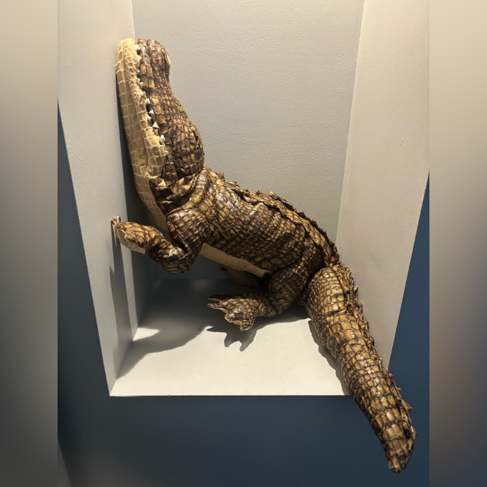 39” Toy puppet-Realistic Brown Crocodile soft learning reptile Jungle safari fun